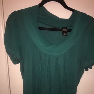 Emerald Forest Green New York Company Blouse